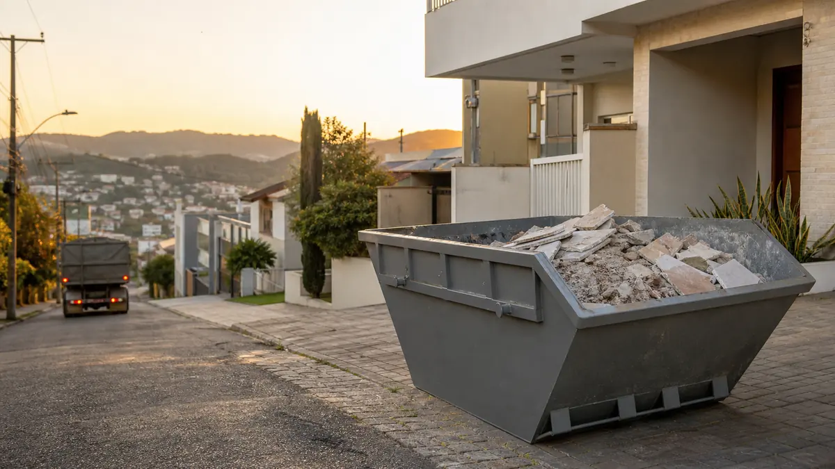 Caçamba de aluguel para obra e reforma