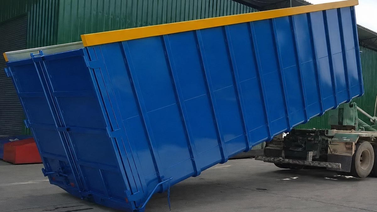 Container de entulho para obra