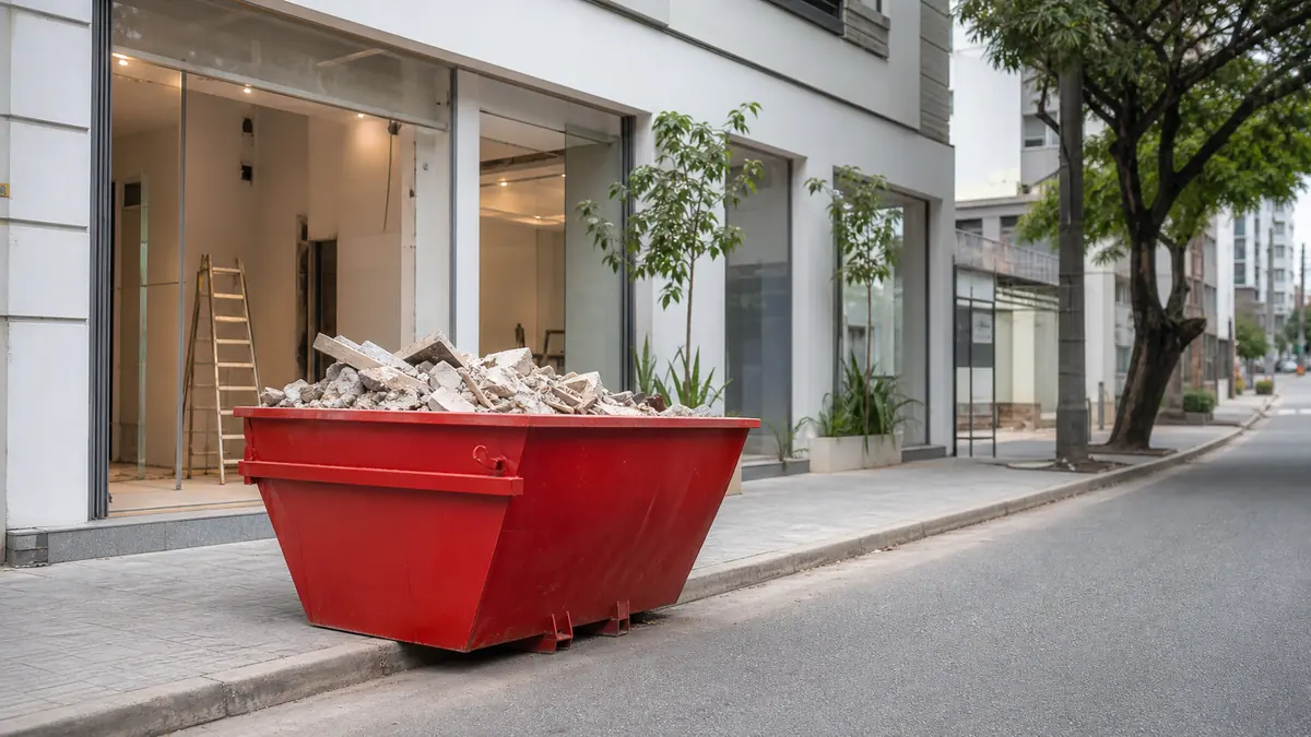 Disk caçamba para obra e reforma